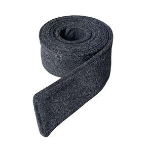9545 Double-sided Coat Decorative Wide Clothes Belt Bow Tie Gray